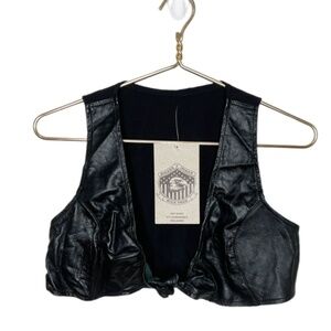 NWT Bikers Image | The Front Bra Leather Size Large Americana
